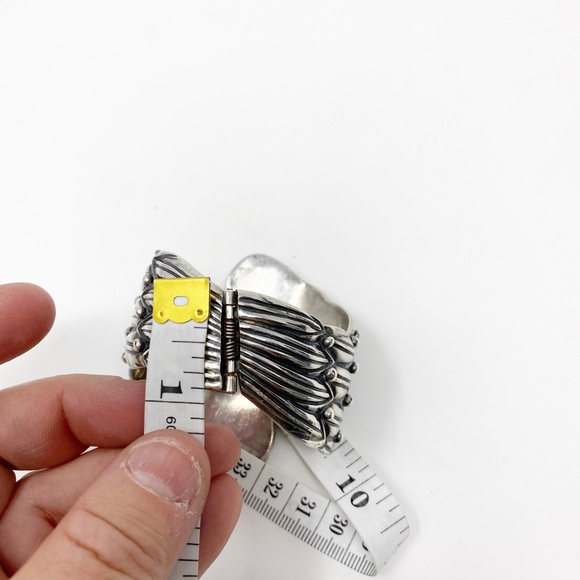 Margot de Taxco cornflower clamper Bracelet 5316 - Picture 9 of 13